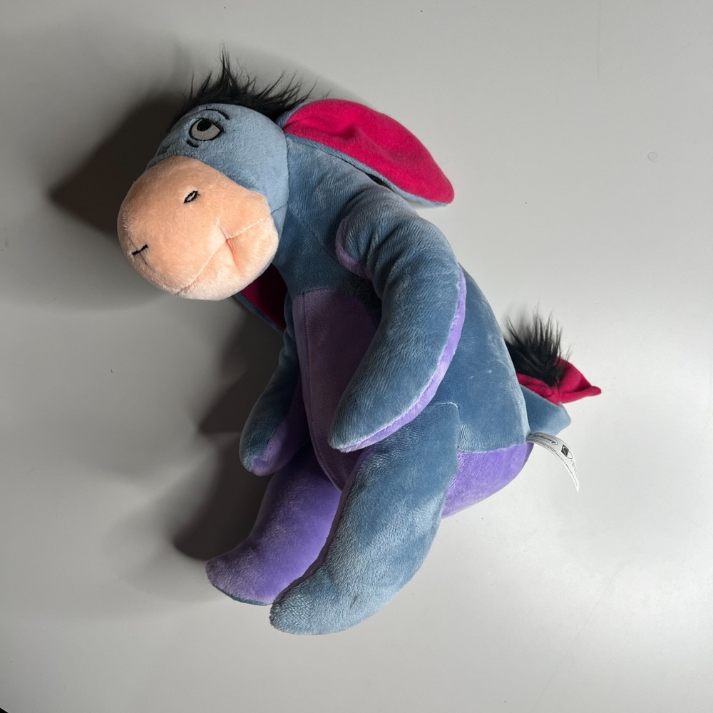 Disney Kohls Cares Eeyore Plush Winnie the Pooh Blue Donkey Stuffed Animal 12"